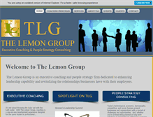 Tablet Screenshot of lemongroupconsulting.com